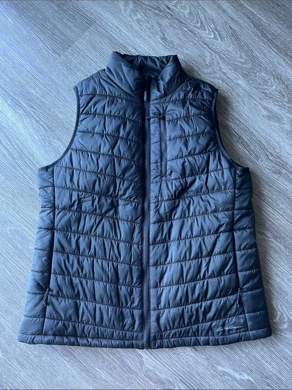 Eddie Bauer Black Quilted Women's Packable Vest